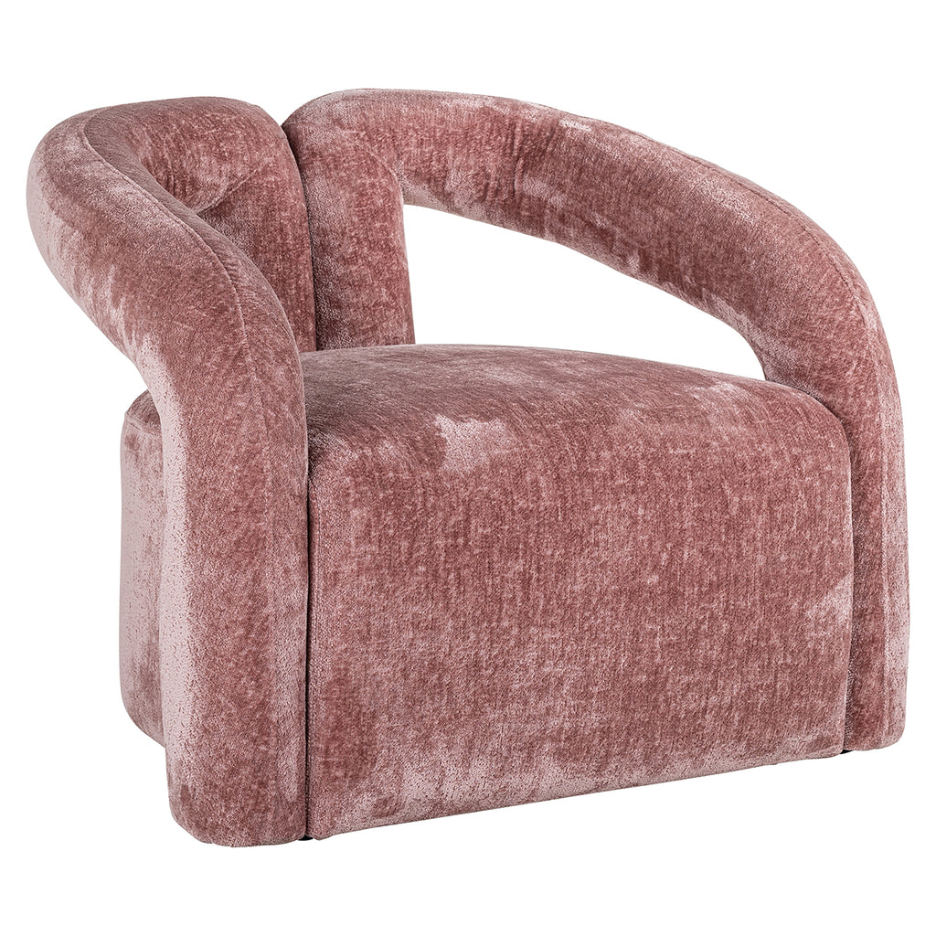 Fauteuil Dana - Rose chenille