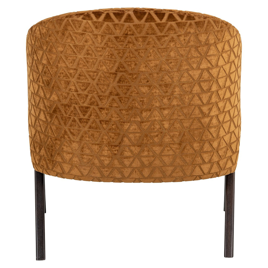 Fauteuil Mia - Gold triangle