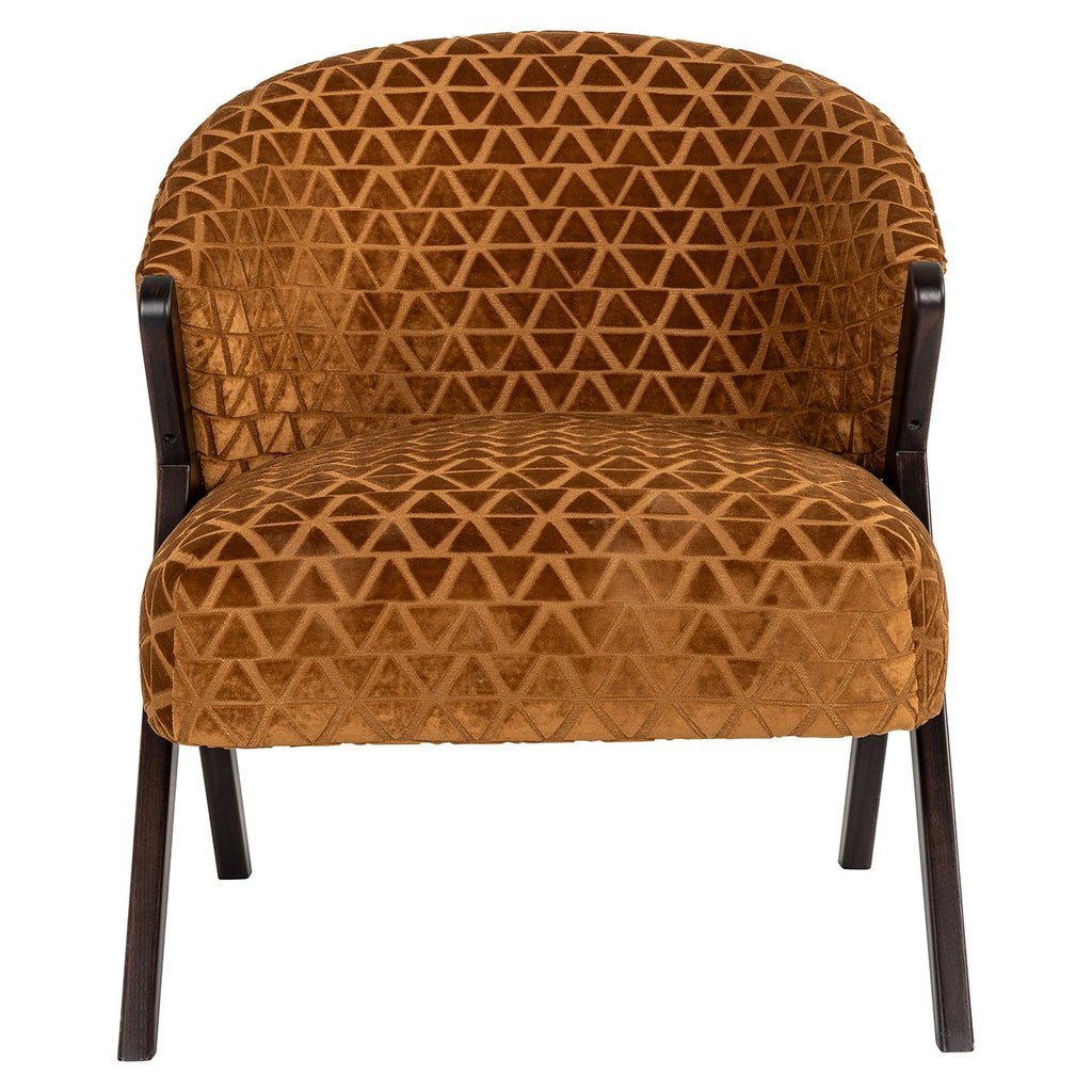 Fauteuil Mia - Gold triangle