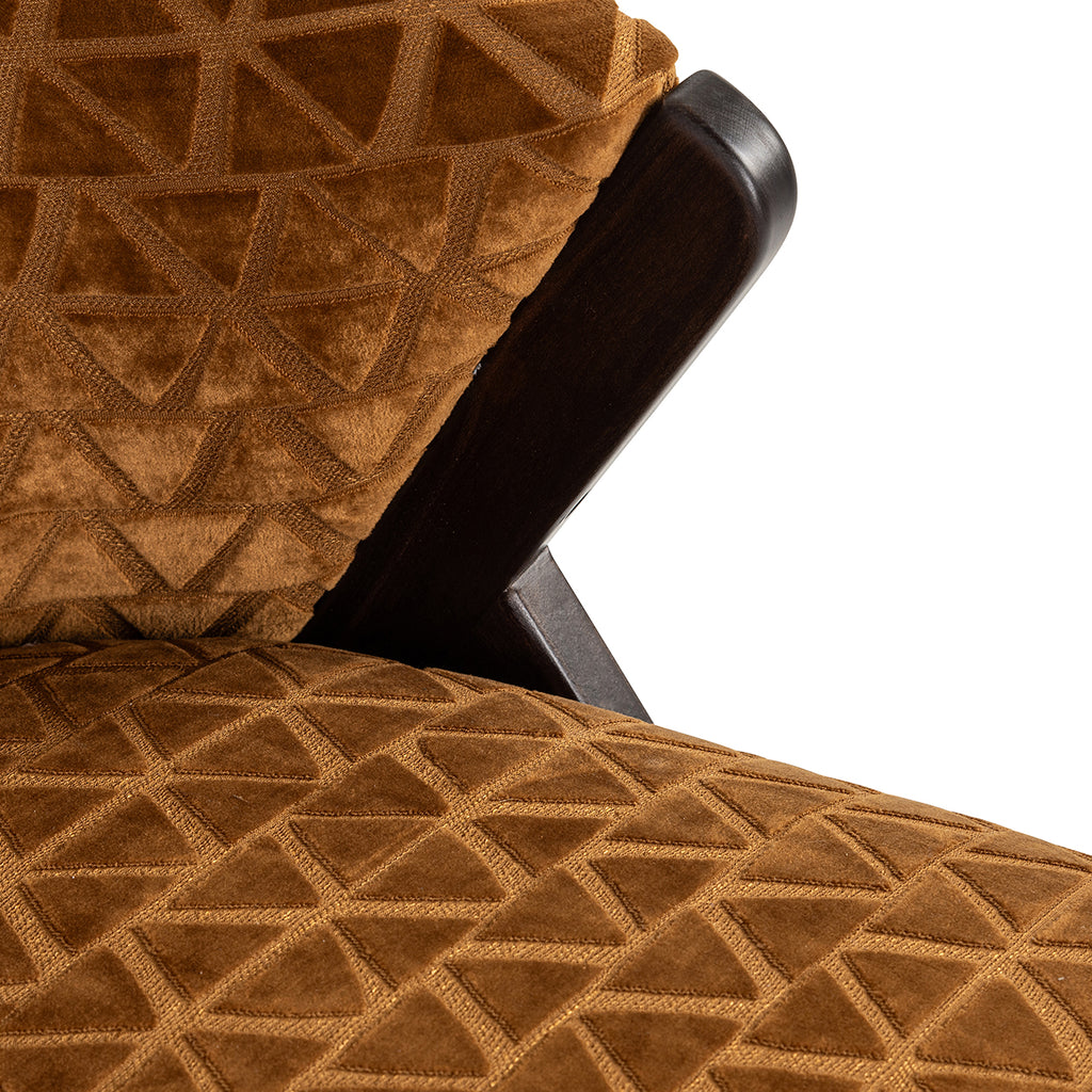 Fauteuil Mia - Gold triangle