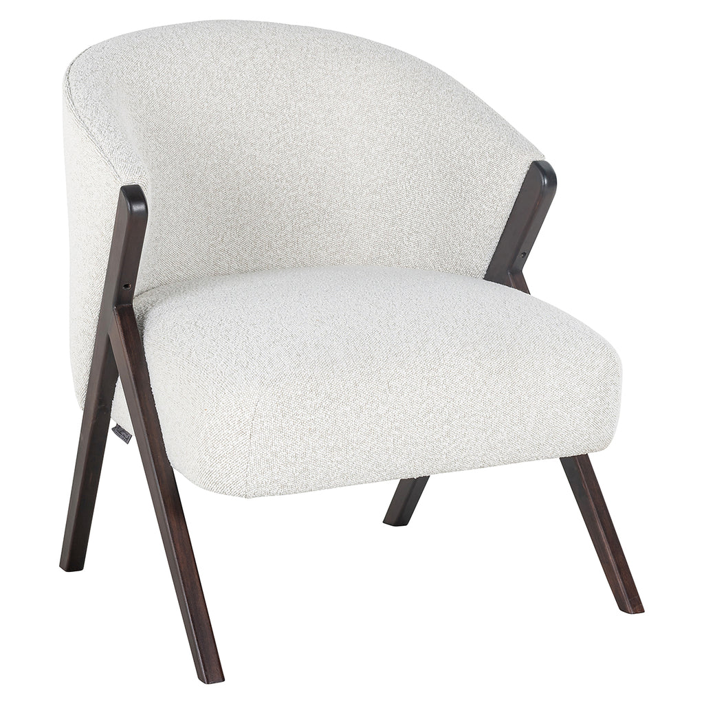 Fauteuil Mia - White bouclé