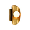 Wandlamp Hopper Brass 1LT