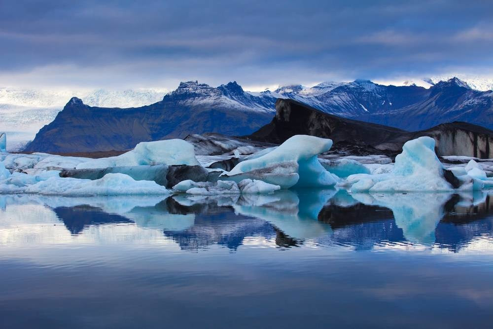 Iced sea