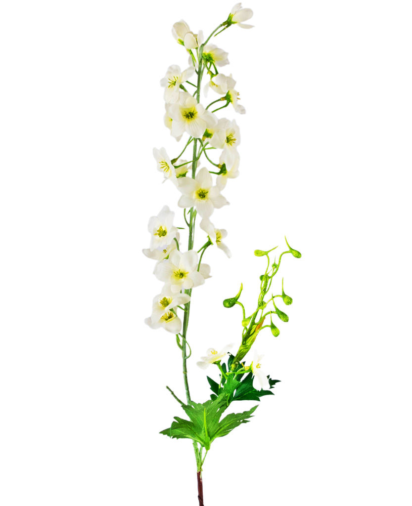 Kunstbloem Delphinium Wit | 79 cm