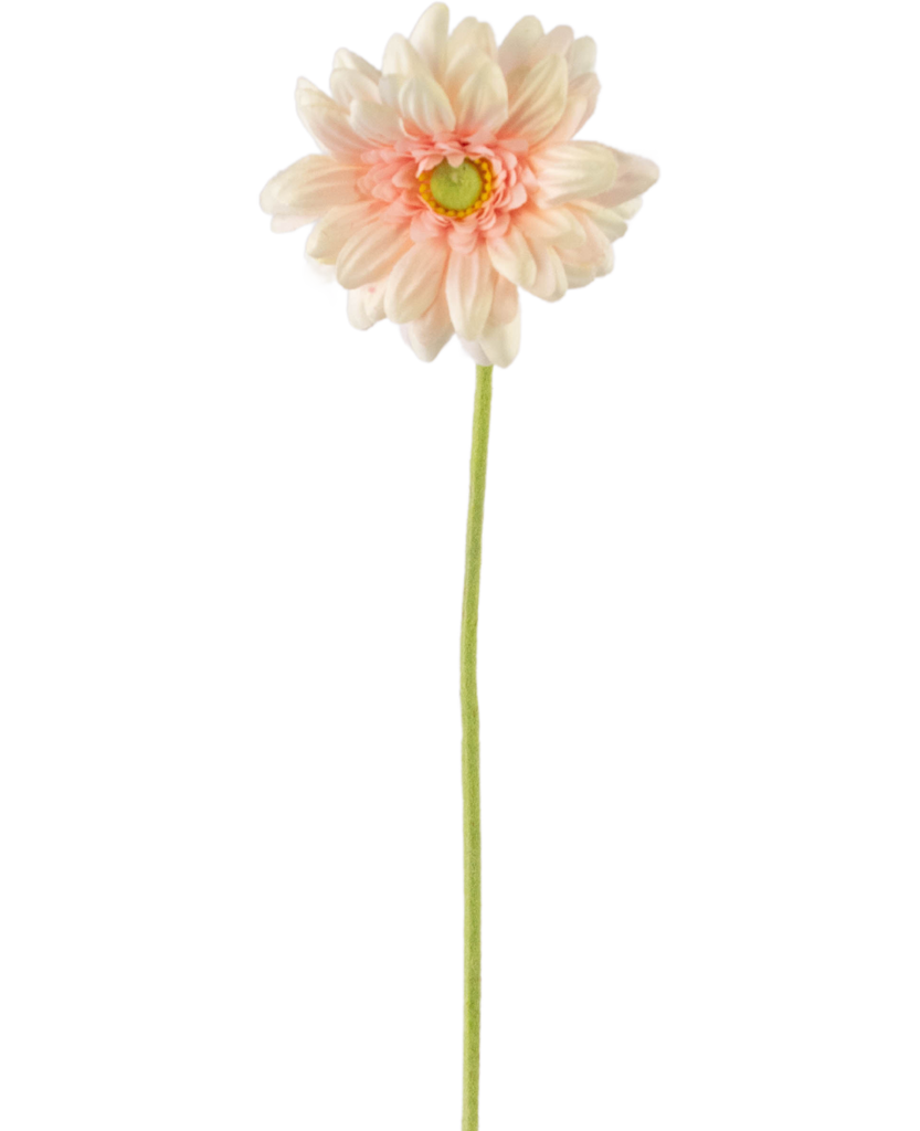 Kunstbloem Gerbera mini 47 cm zachtroze