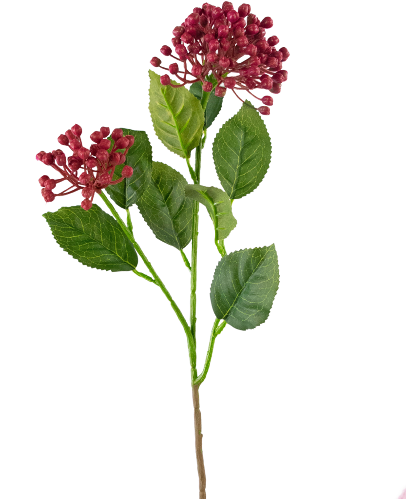 Kunstbloem Hydrangea Roze | 55 cm