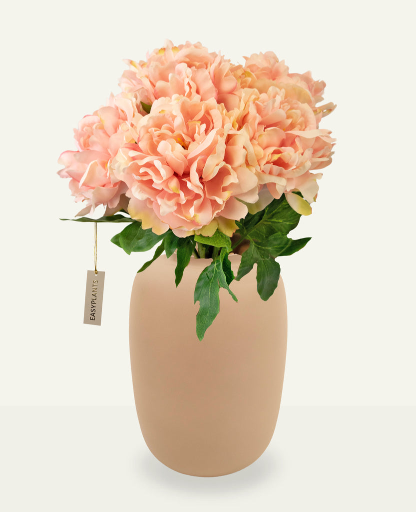 Kunstboeket Peony Soft Pink 39 cm