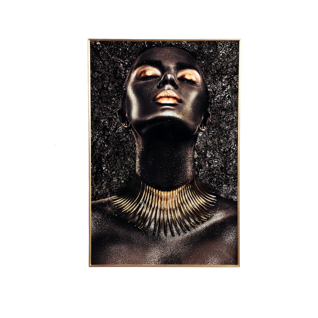 Print - 'Shimmer Gold woman'