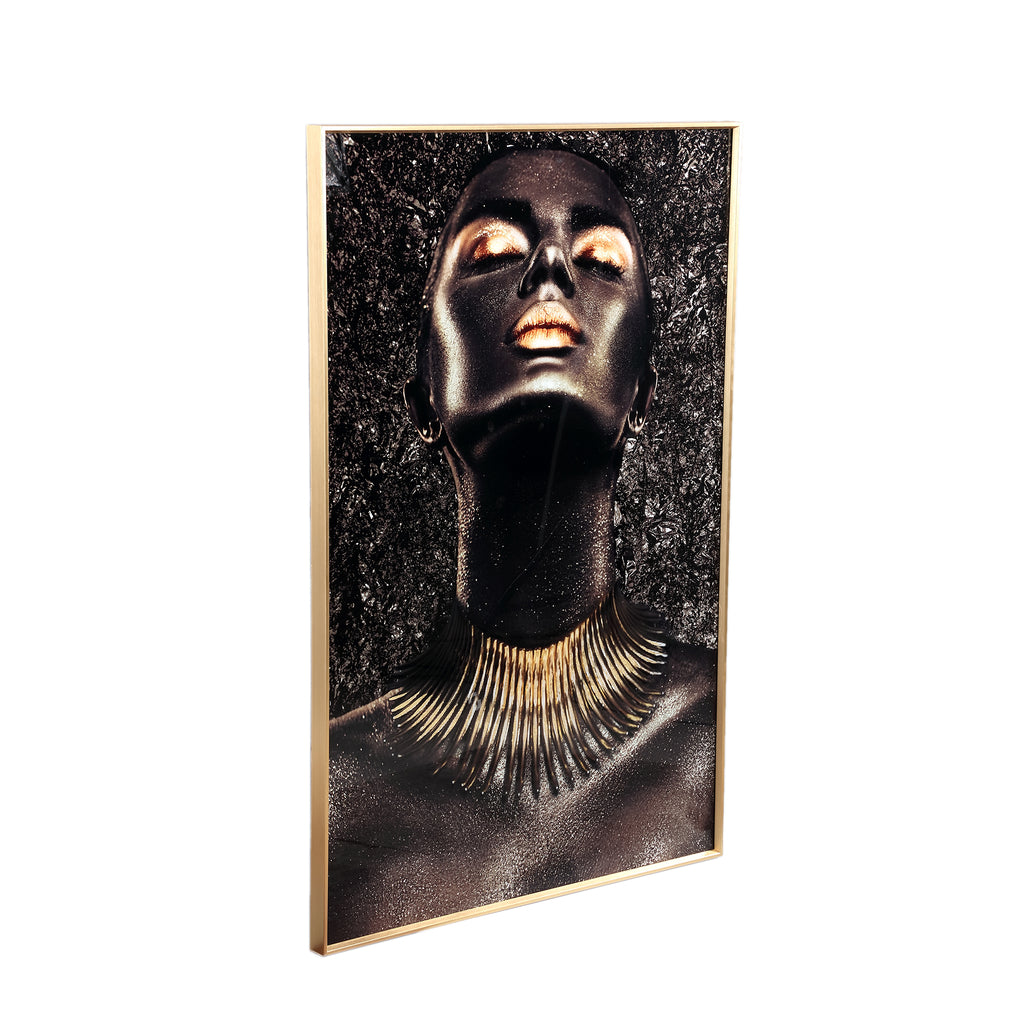 Print - 'Shimmer Gold woman'