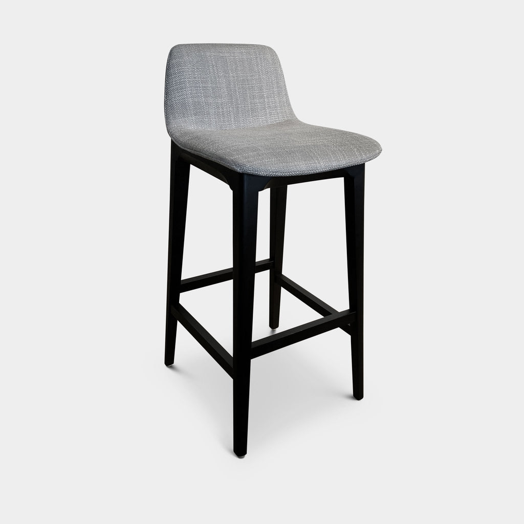 MILANO Bar Chair grey fabric