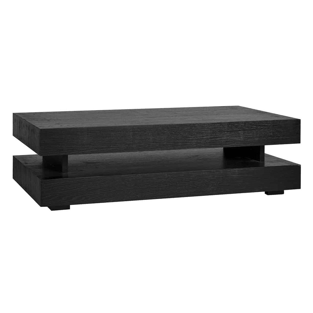 Salontafel Oakura blok H - Zwart