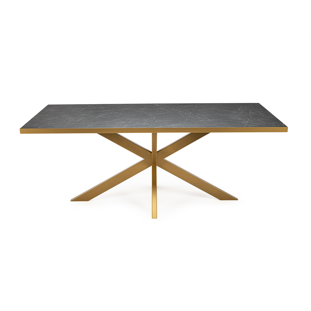 Eettafel Gijs - 200 cm - Zwart Marmer