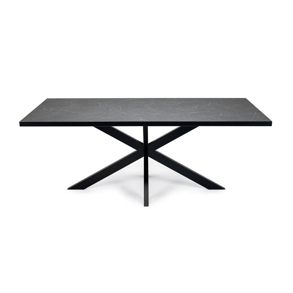 Eettafel Gijs - 200 cm - Zwart Marmer