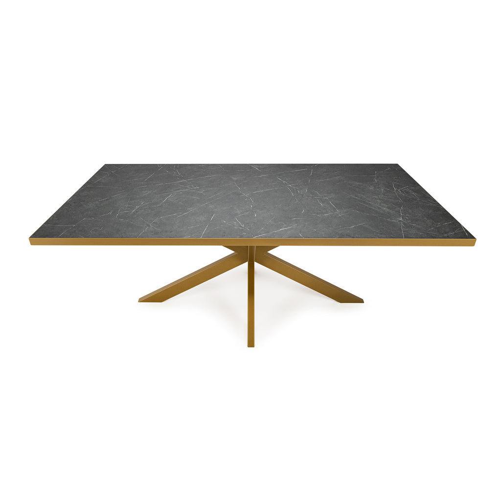 Eettafel Roos - 240 cm - Zwart Marmer