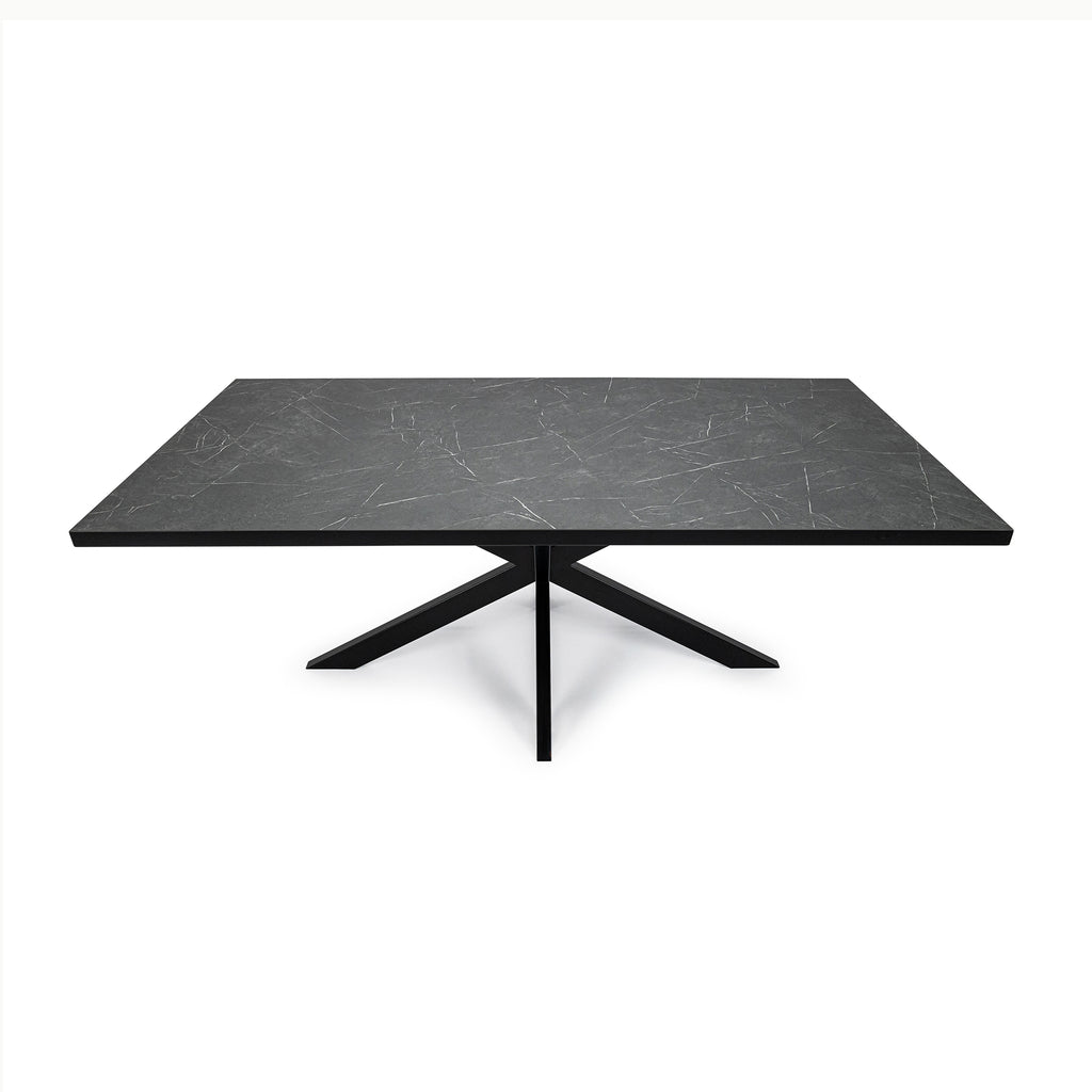 Eettafel Gijs - 240 cm - Zwart Marmer