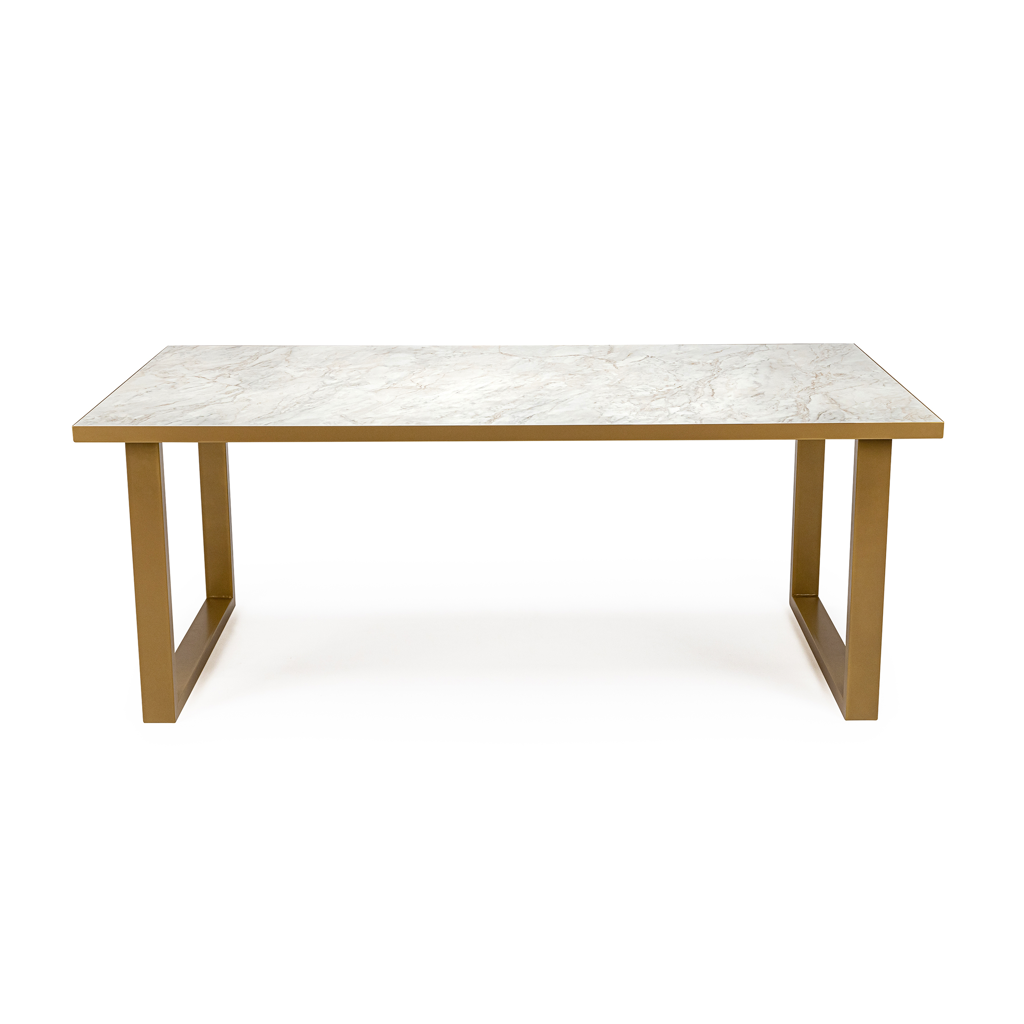 Eettafel Joop - 180 cm - Wit Marmer