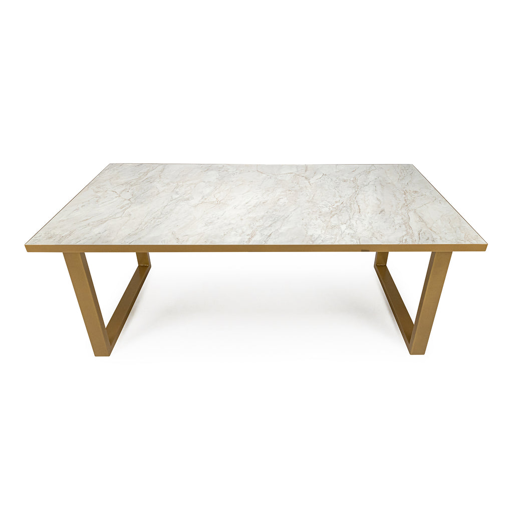 Eettafel Joop - 180 cm - Wit Marmer