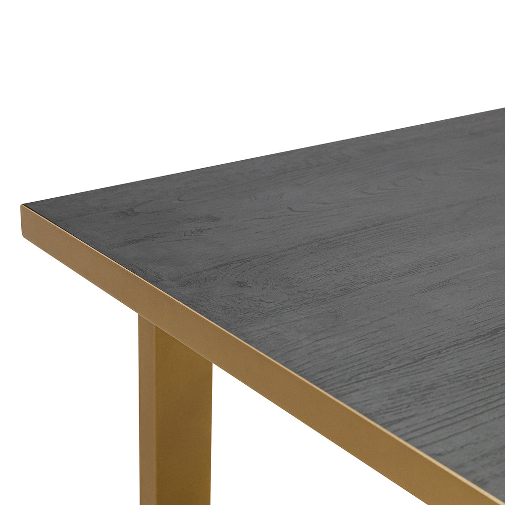 Eettafel Joop - 180 cm - Zwart Eikenhout