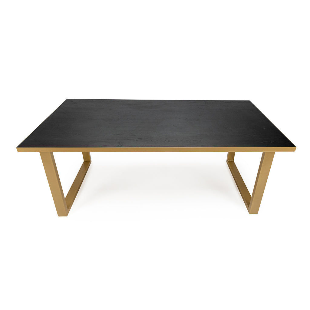 Eettafel Joop - 180 cm - Zwart Eikenhout