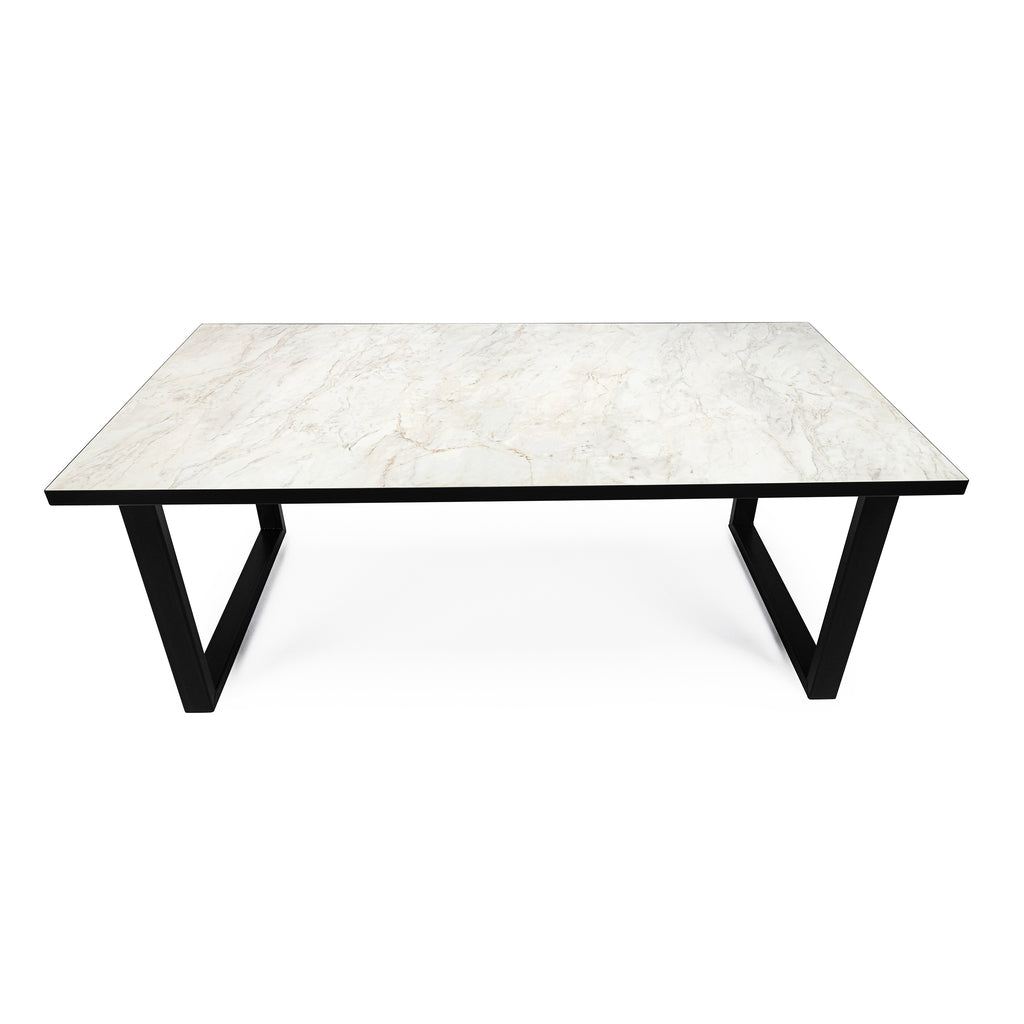 Eettafel Joop - 180 cm - Wit Marmer