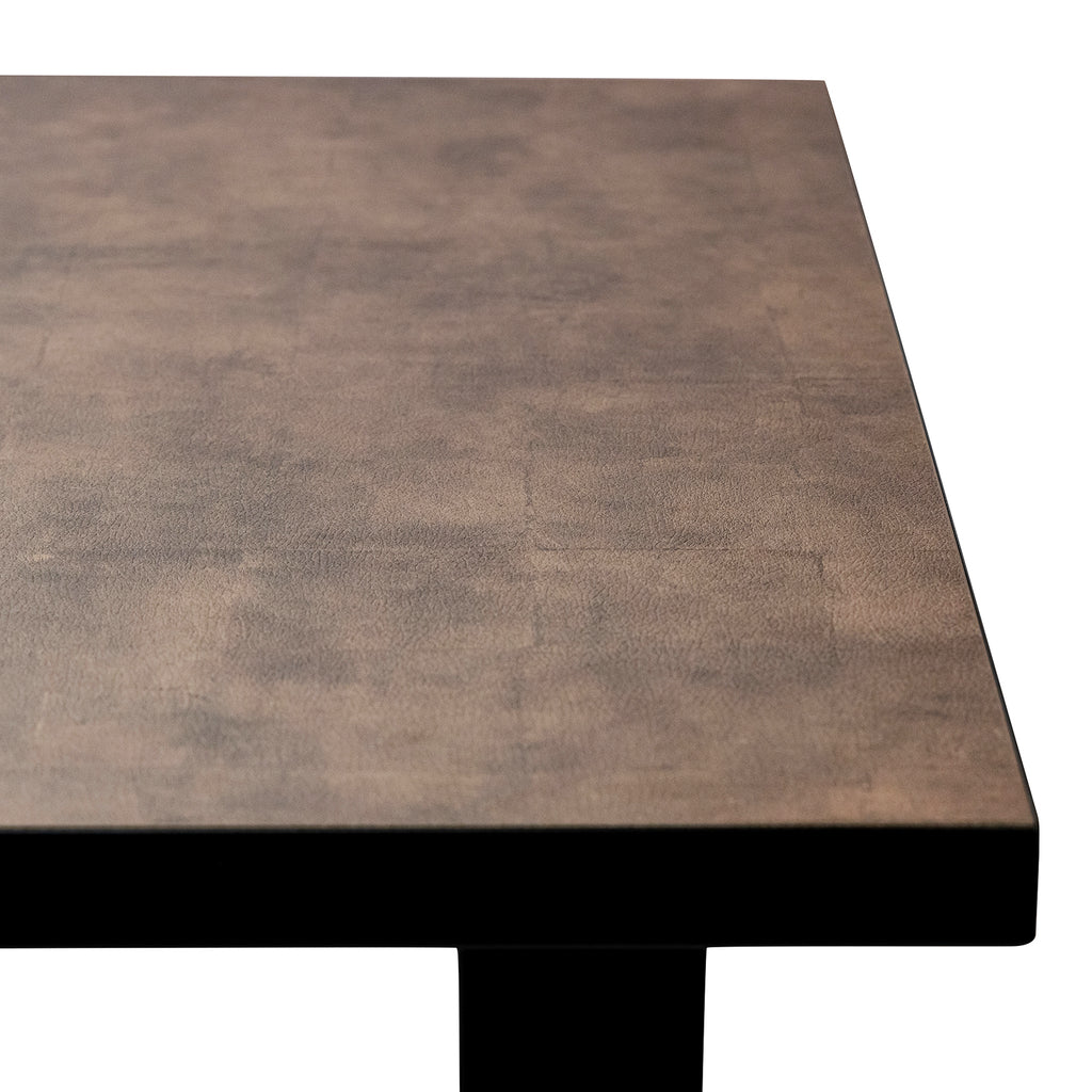 Eettafel Joop - 200 cm - Bruin Lederlook