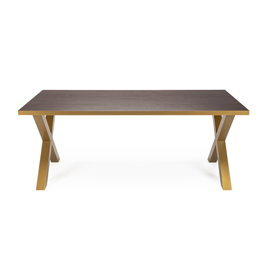 Eettafel Roos - 180 cm - Bruin Hout