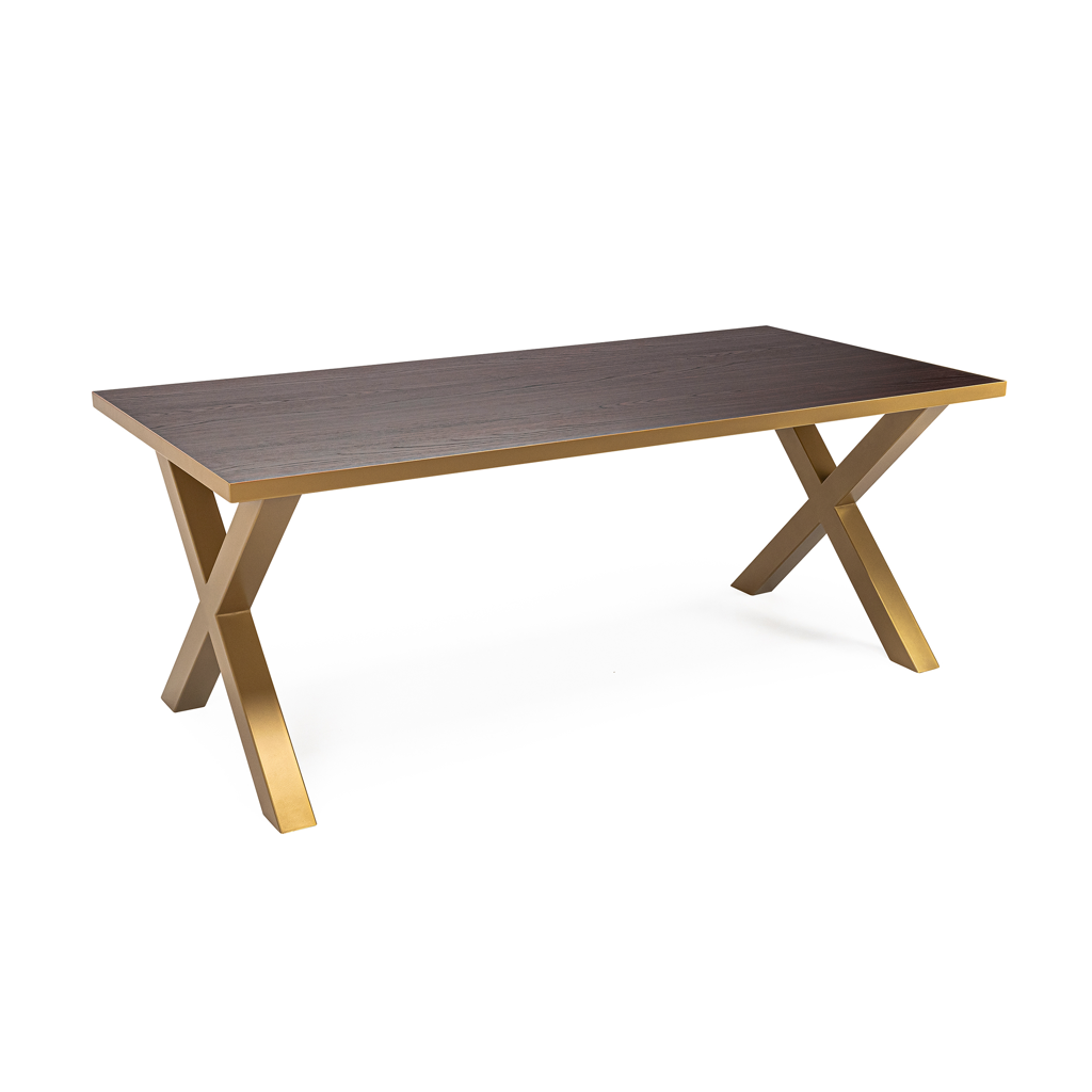 Eettafel Roos - 180 cm - Bruin Hout