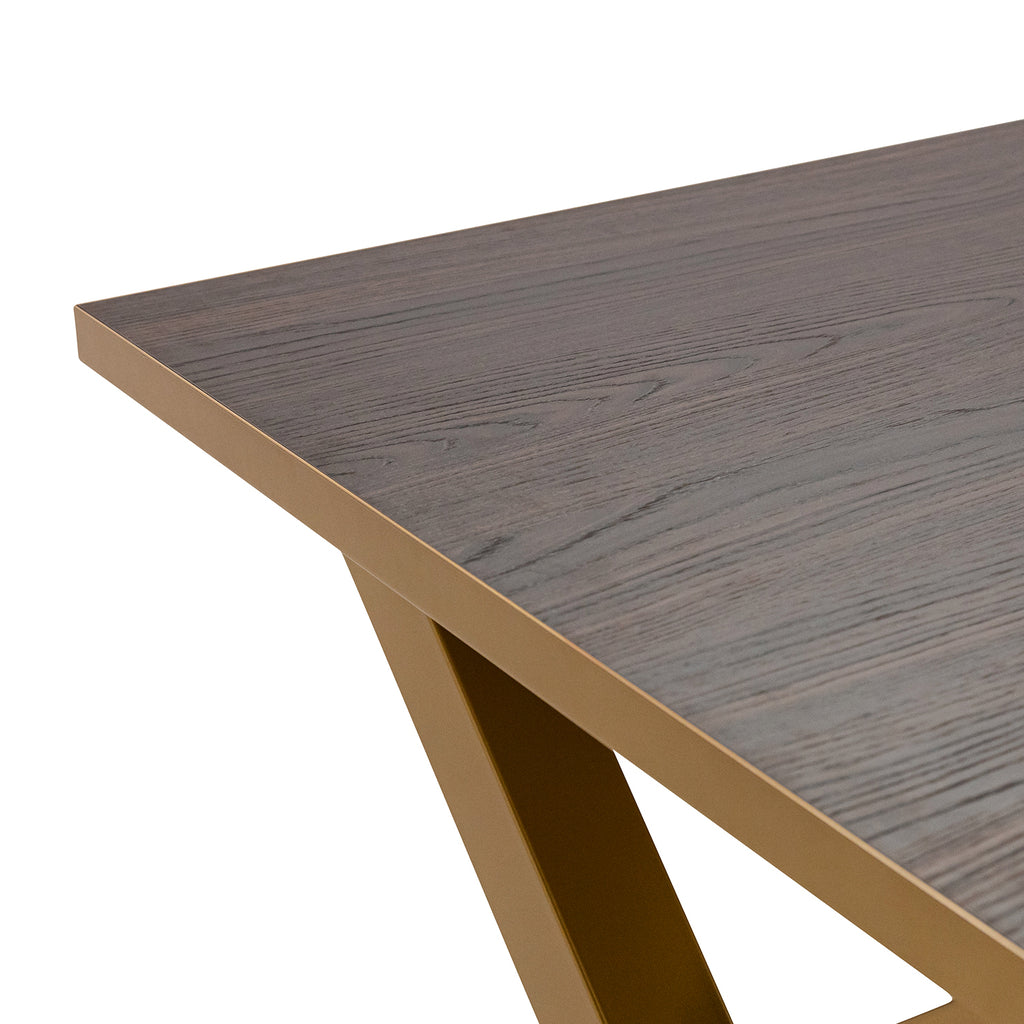 Eettafel Roos - 180 cm - Bruin Hout