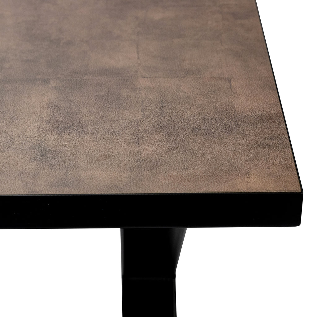 Eettafel Roos - 180 cm - Bruin Lederlook