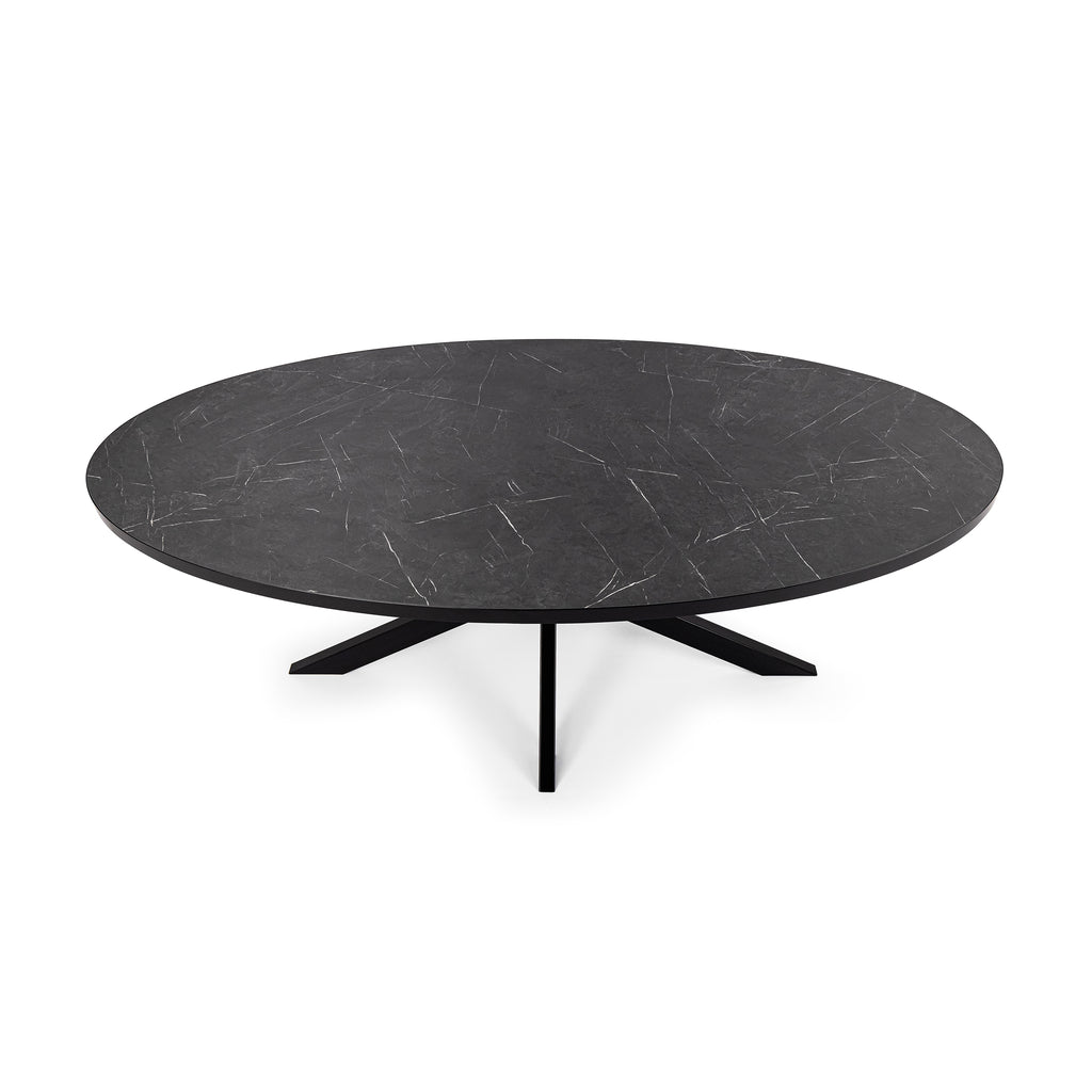 Eettafel Mees - 180 cm - Zwart Marmer