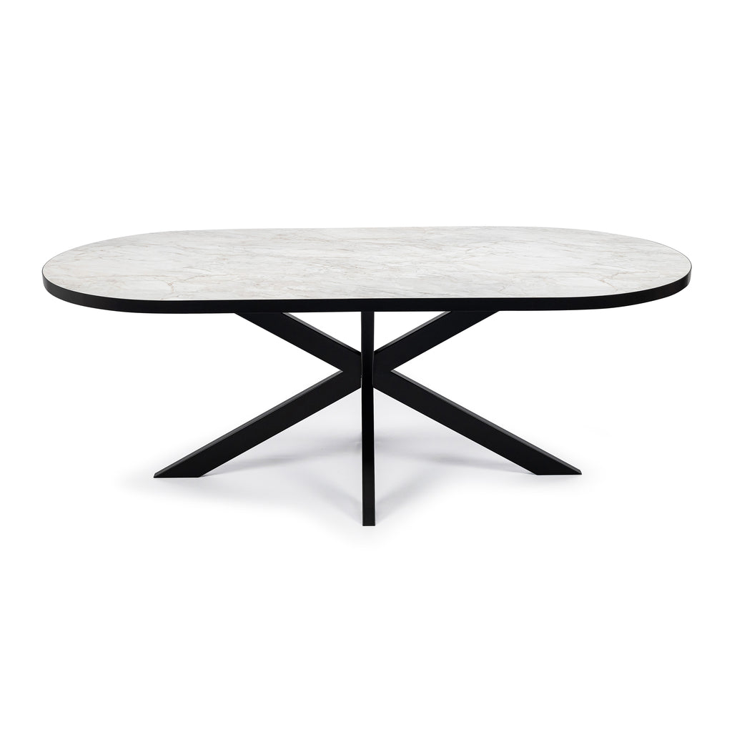 Eettafel Noud - 180 cm - Wit Marmer