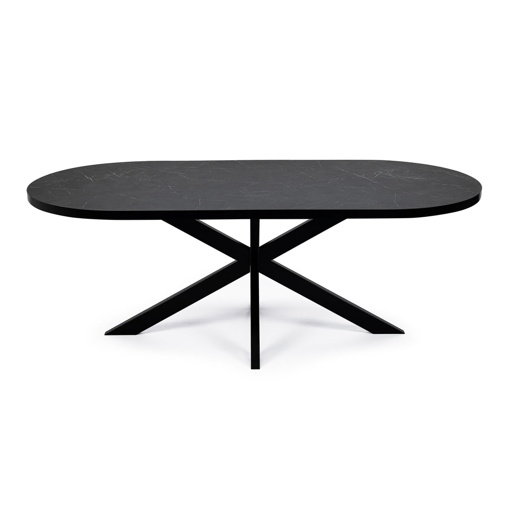 Eettafel Noud - 210 cm - Zwart Marmer