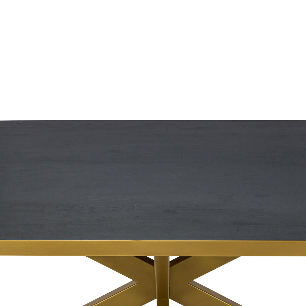 Eettafel Noud - 240 cm - Zwart Eikenhout