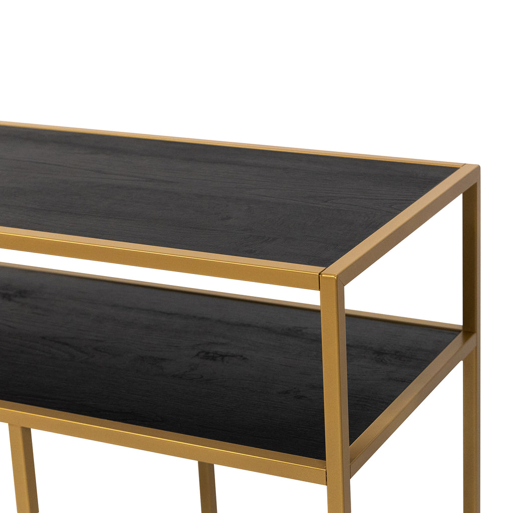 Side-table Teun - 150 cm - Zwart Eikenhout