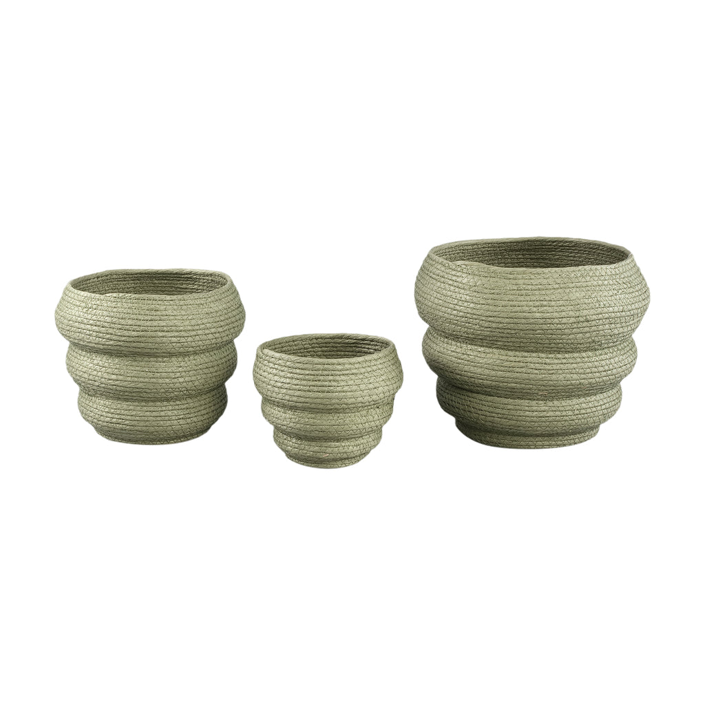 Pot Summera - Groen - Layered (set van 3)