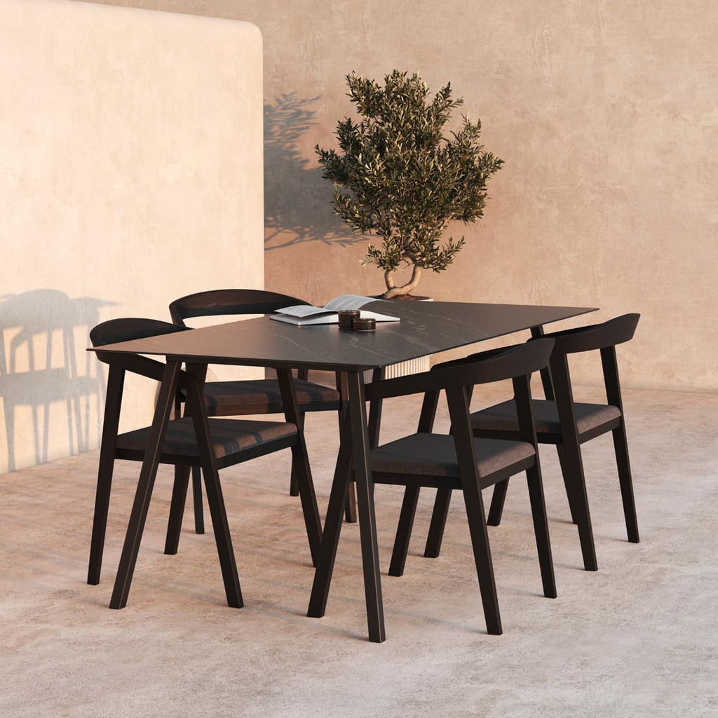 Tuintafel Edith - 220 cm - Noir Désir