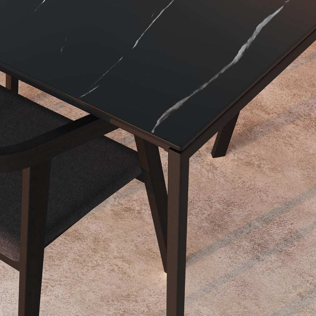 Tuintafel Felix - 200 cm - Nero marquina