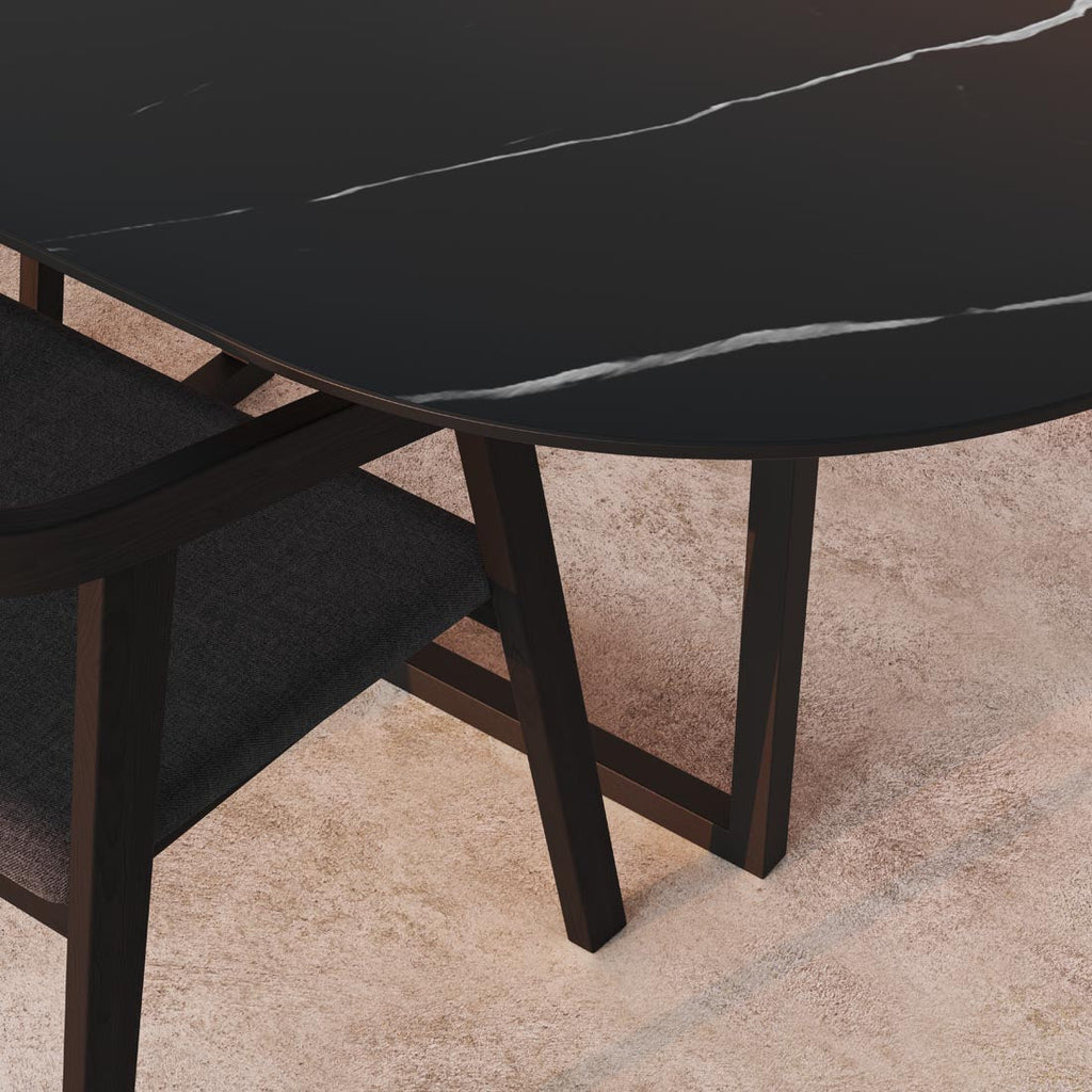 Tuintafel Gustaf - 280 cm - Nero marquina